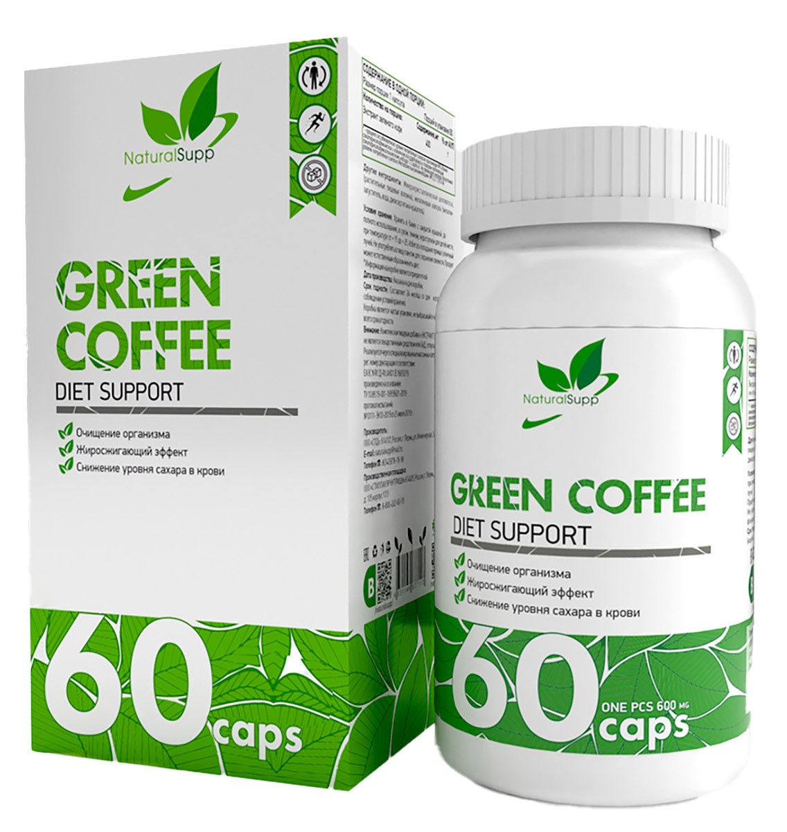 NaturalSupp Green Coffee, 60 капс.